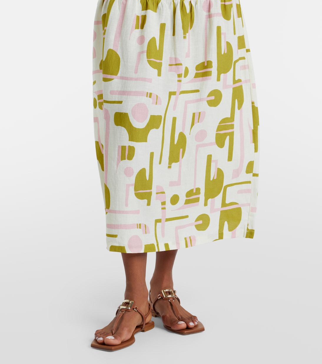 Balearic printed midi skirt | Adriana Degreas