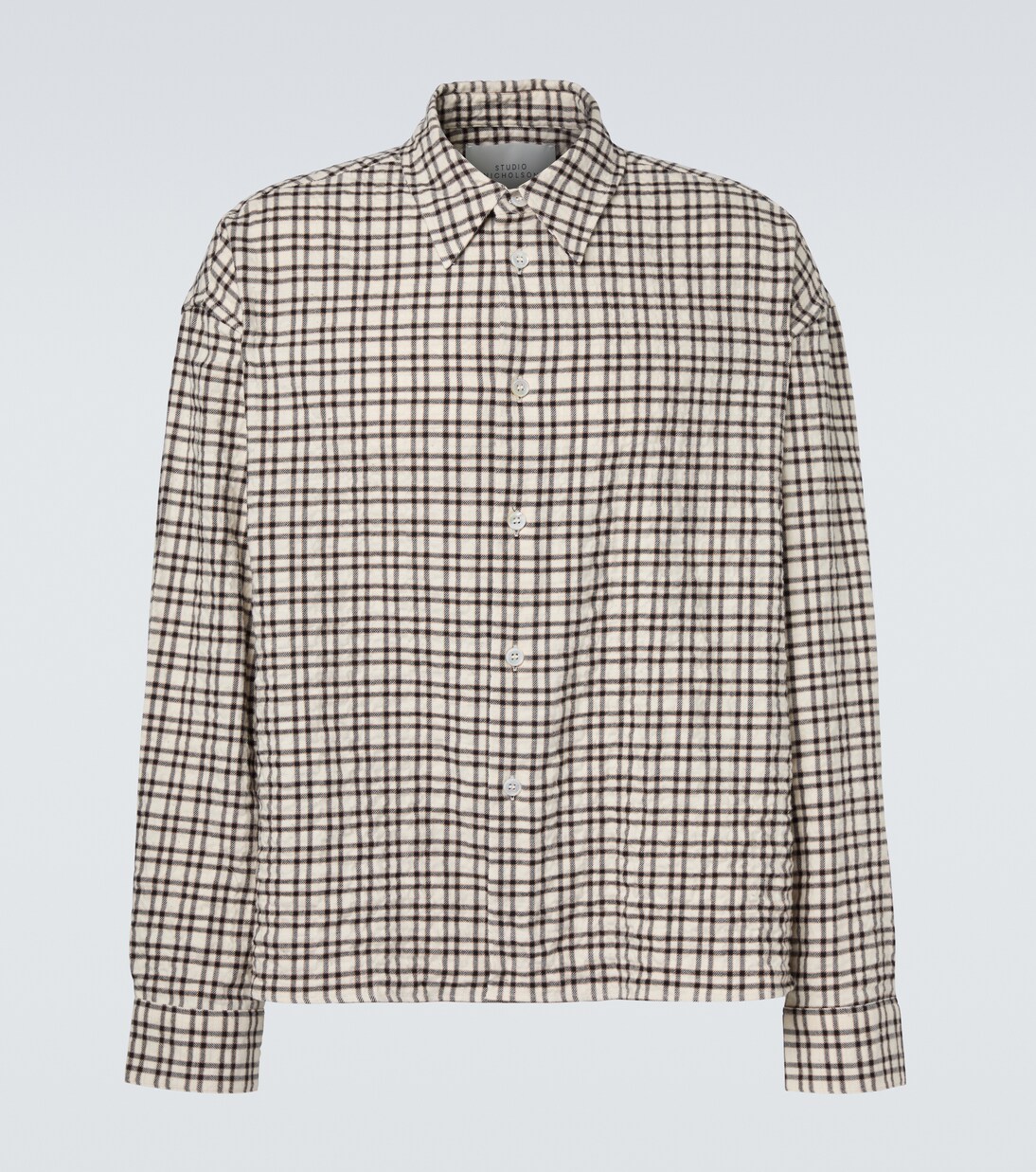 Nostra checked cotton shirt | Studio Nicholson
