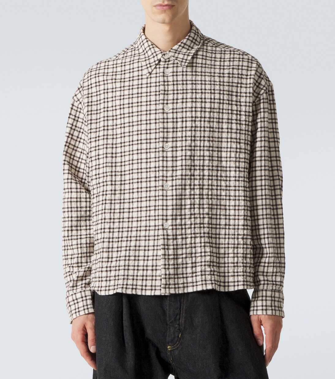 Nostra checked cotton shirt | Studio Nicholson