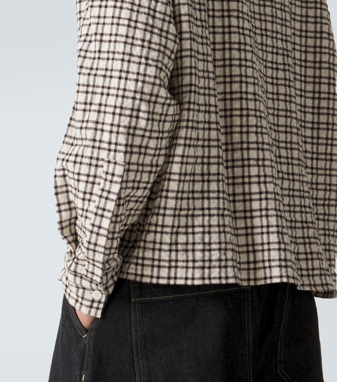Nostra checked cotton shirt | Studio Nicholson