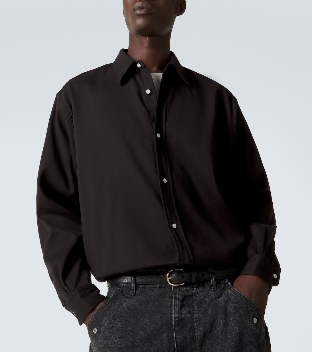 Cotton twill shirt | A.Presse