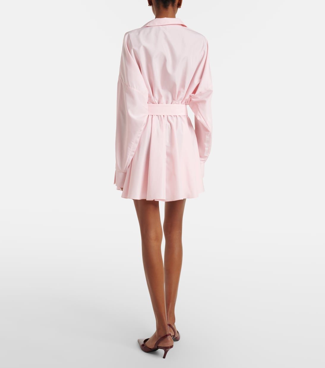Belted shirt dress | Norma Kamali