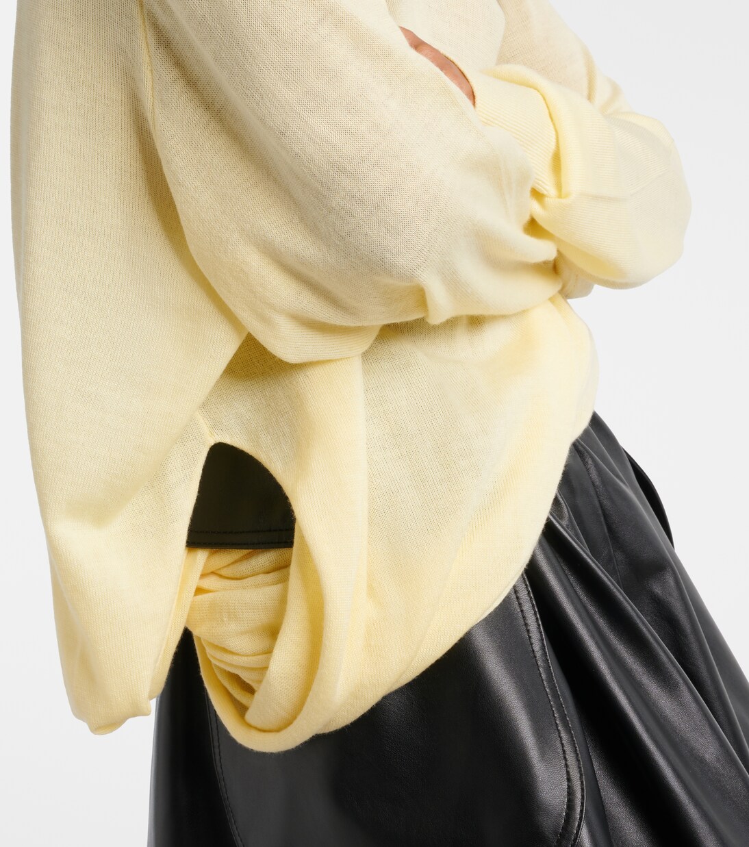 Double L asymmetric wool sweater | Loewe