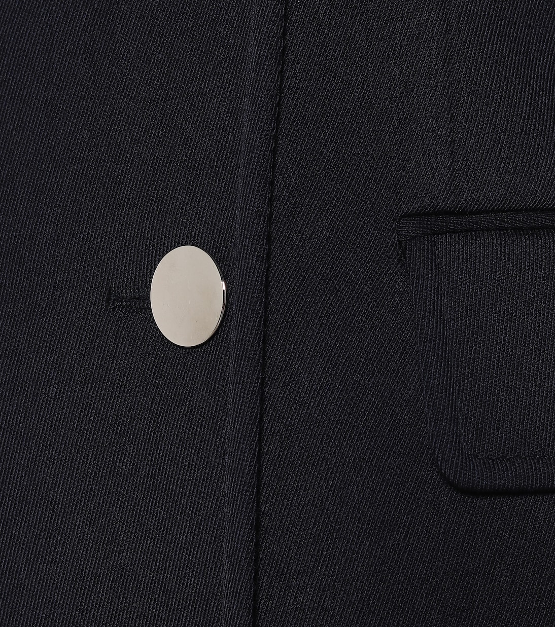 Double-breasted gabardine wool coat | Prada
