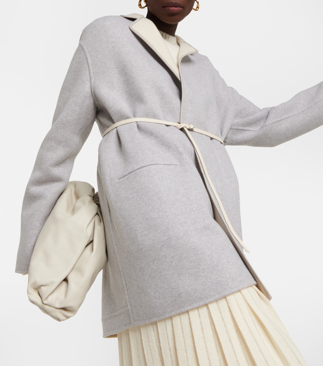 Jimi reversible cashmere-blend jacket in grey - Loro Piana