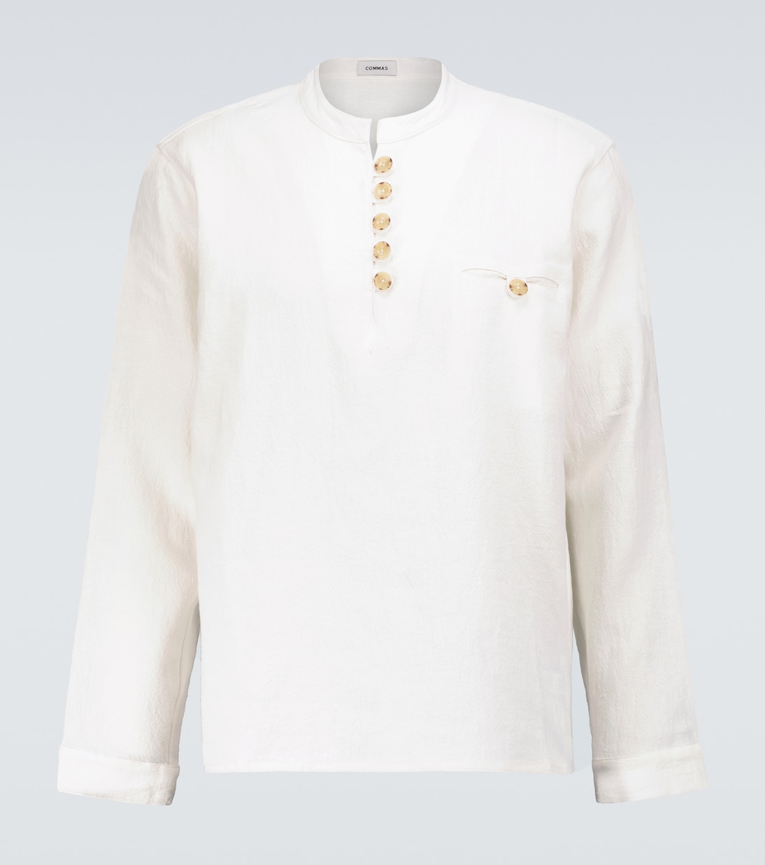 Camisa Artist de lino y algodón | Commas