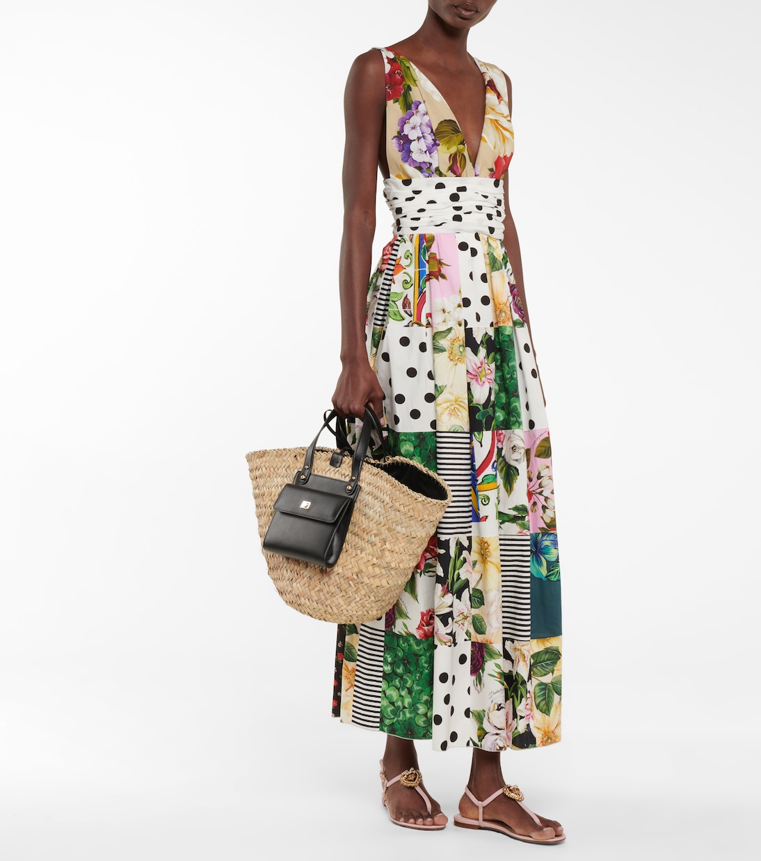 Sandali infradito Devotion in pelle | Dolce&Gabbana