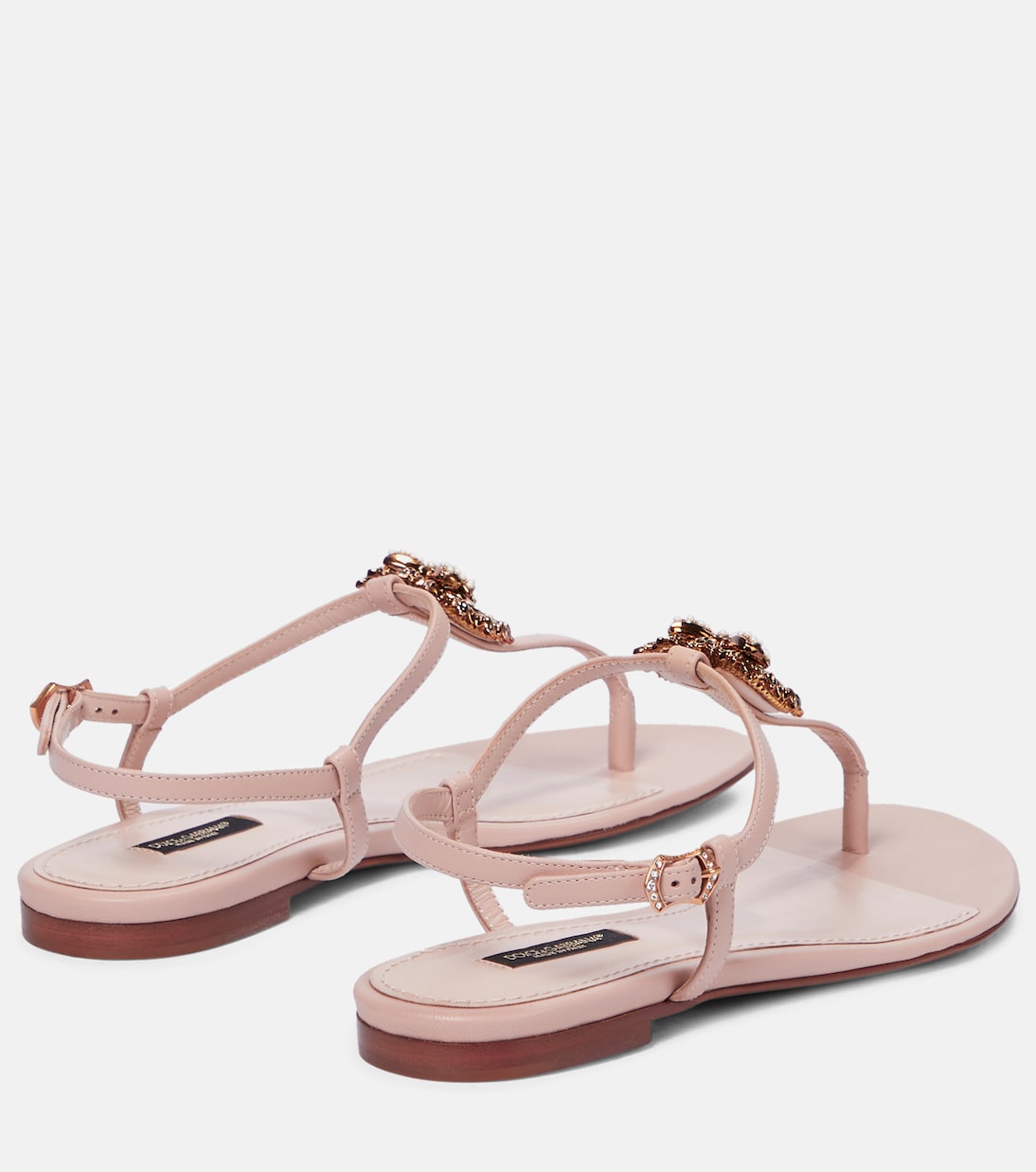 Sandali infradito Devotion in pelle | Dolce&Gabbana
