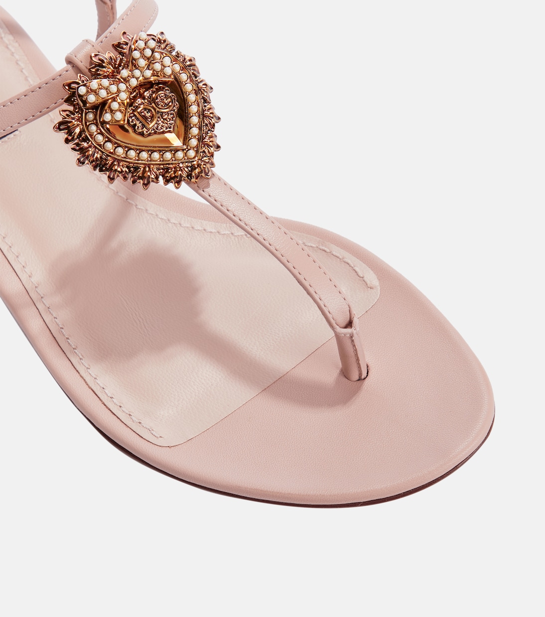 Sandali infradito Devotion in pelle | Dolce&Gabbana