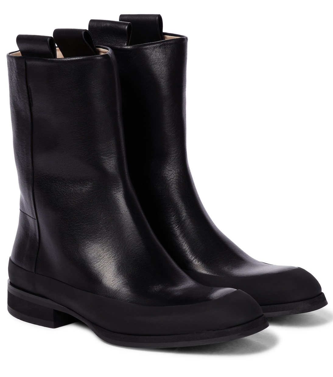 Grunge leather boots | The Row