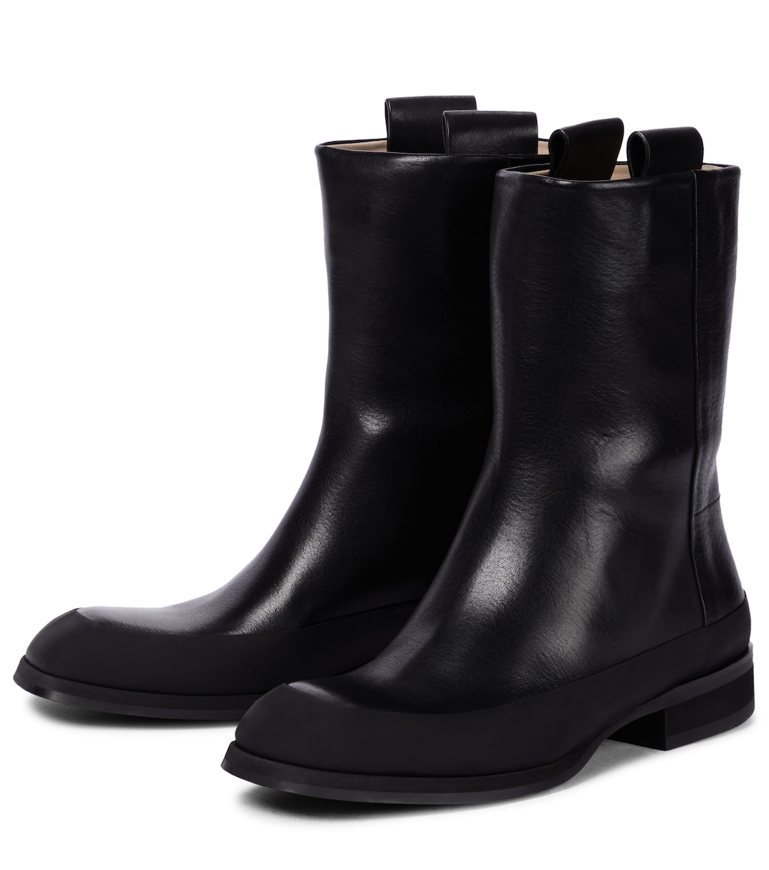 Grunge leather boots | The Row