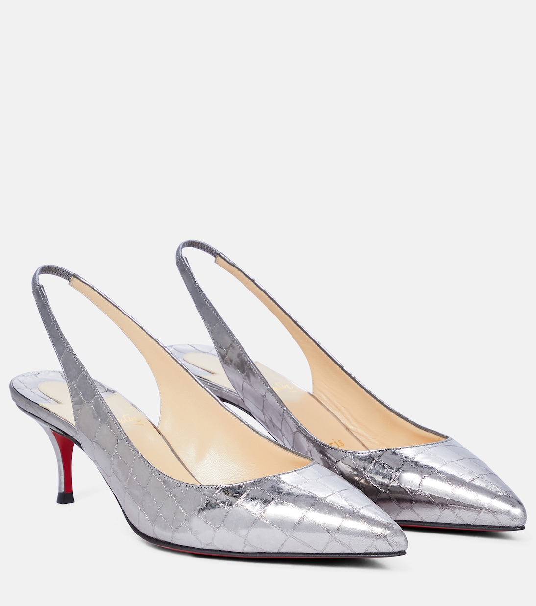 Escarpins Kate 55 en cuir embossé | Christian Louboutin