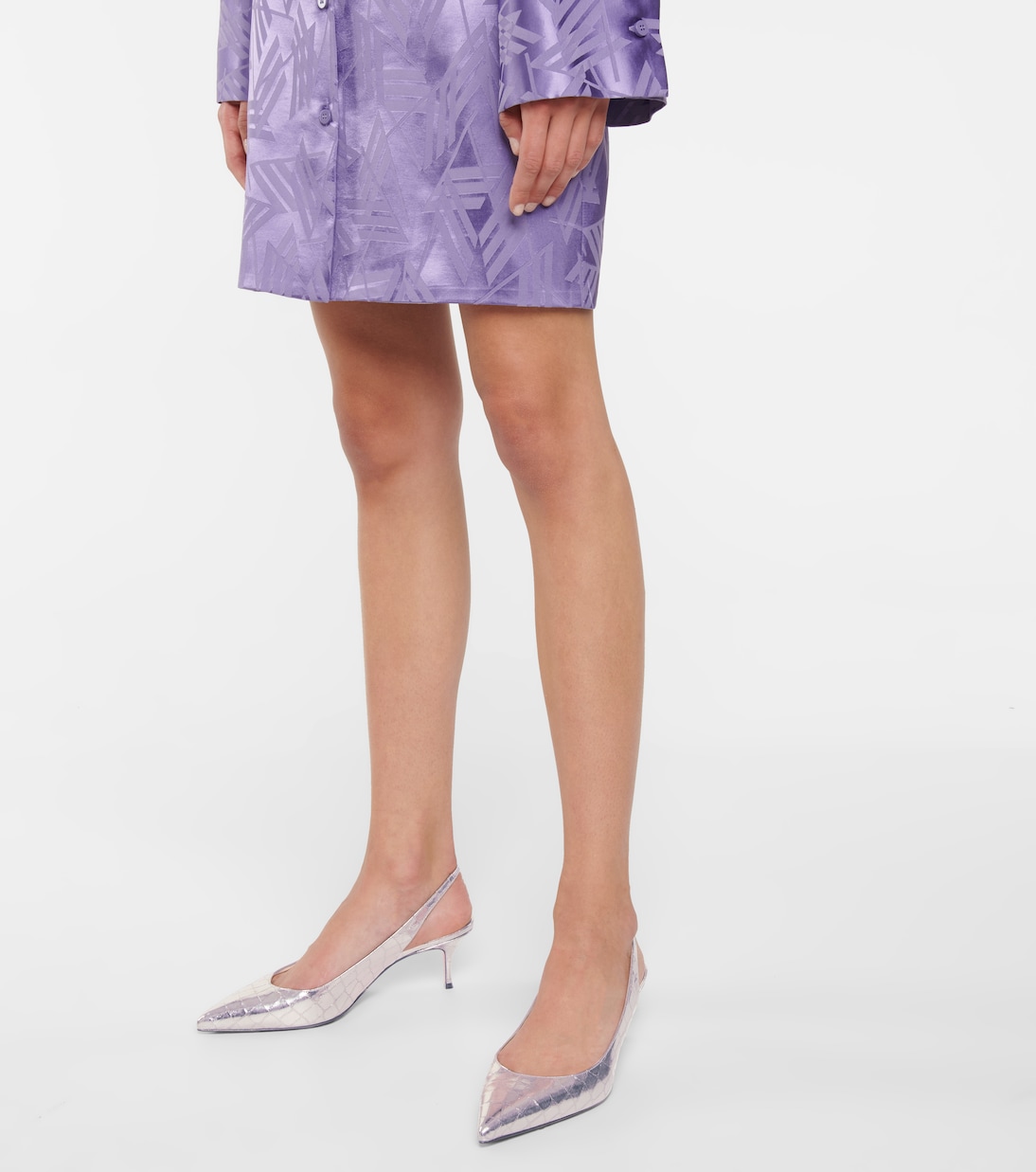 Escarpins Kate 55 en cuir embossé | Christian Louboutin