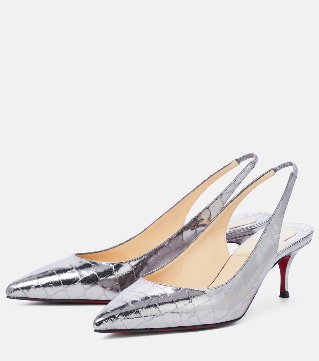 Escarpins Kate 55 en cuir embossé | Christian Louboutin