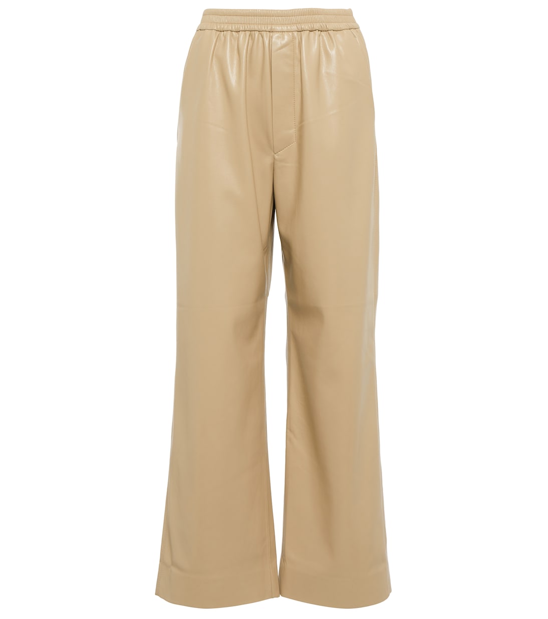 Pantalon ample Odessa en cuir synthétique | Nanushka