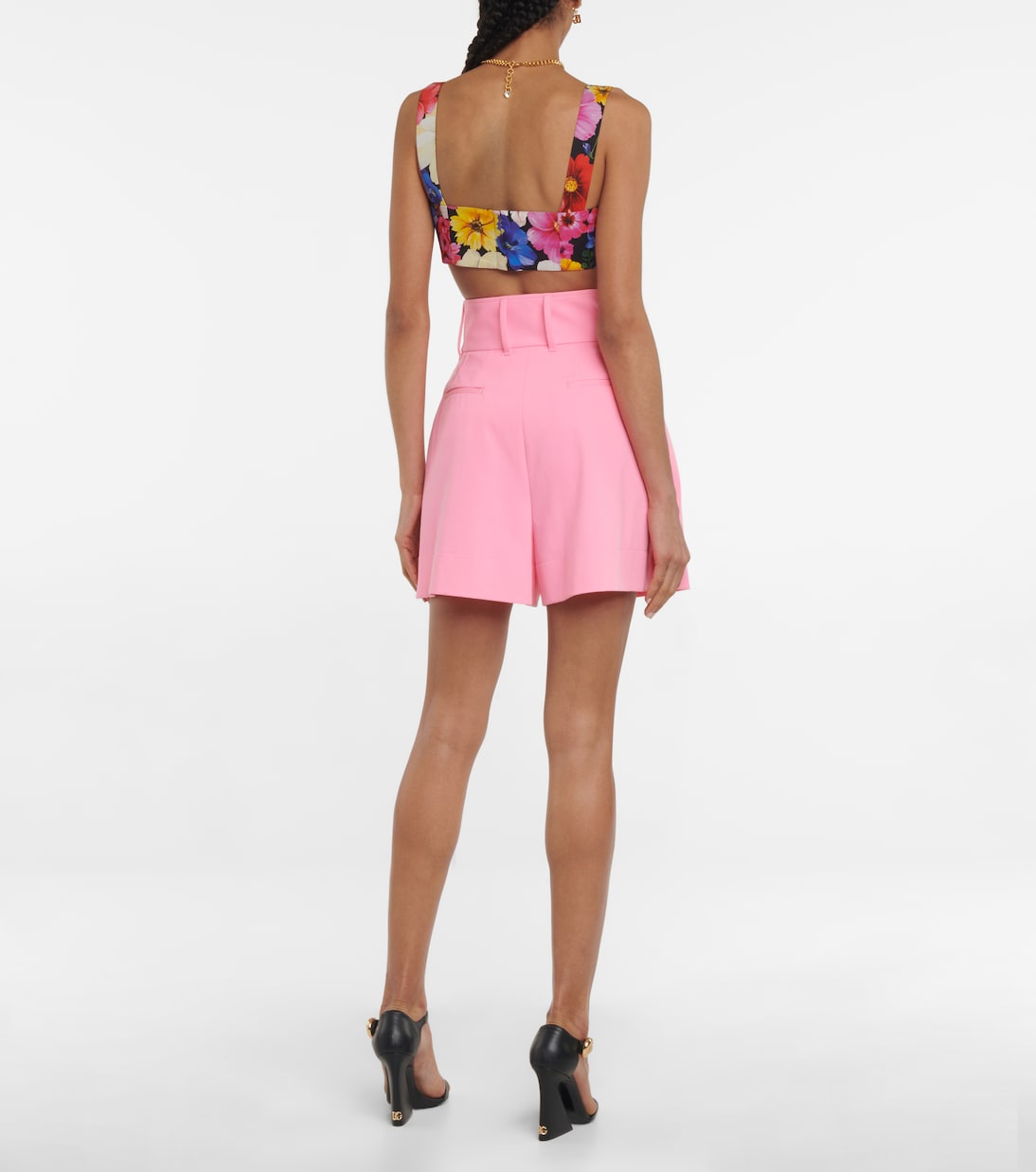 Cropped-Top aus Baumwollpopeline | Dolce&Gabbana