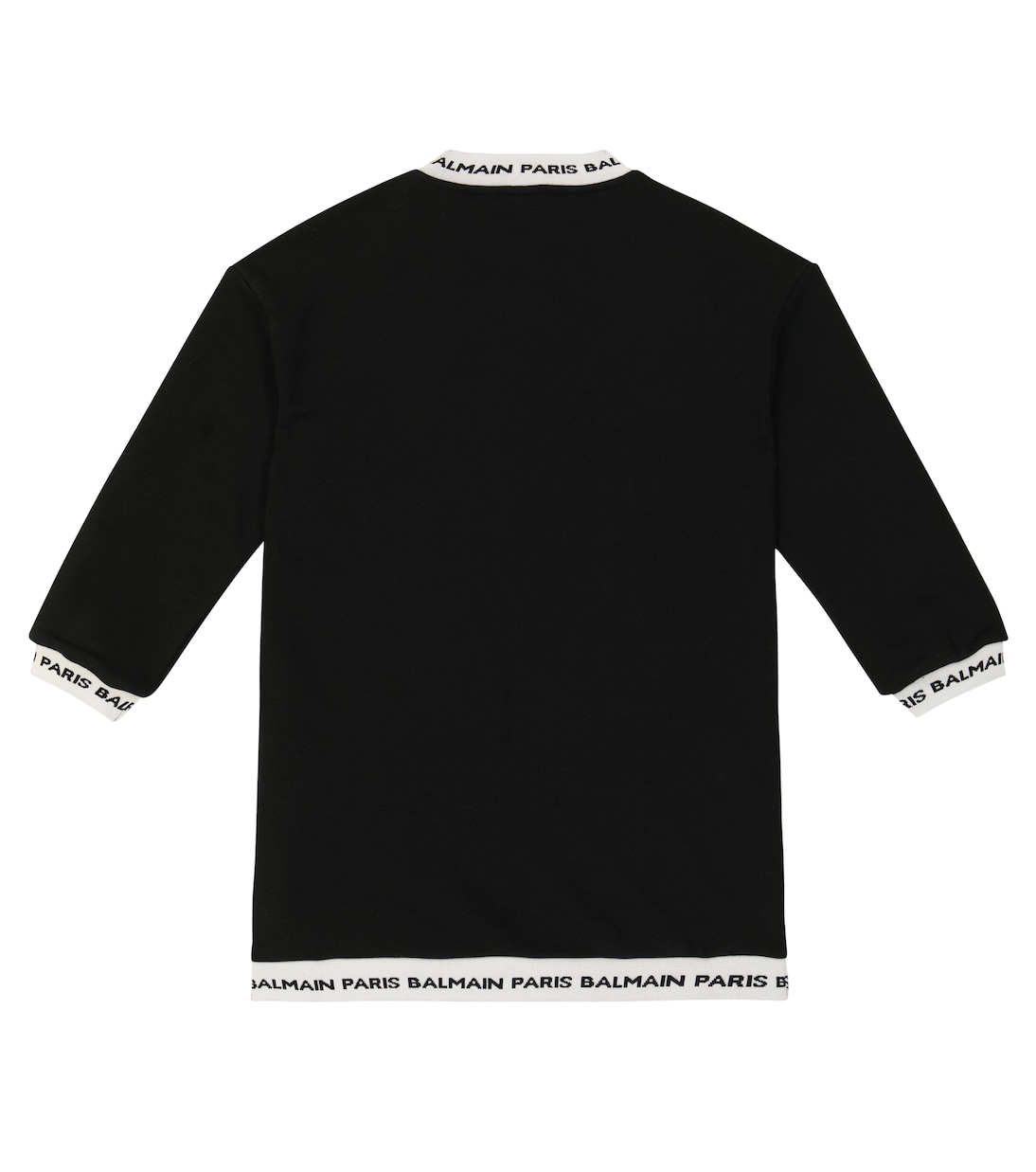 Felpa in cotone con logo | Balmain Kids