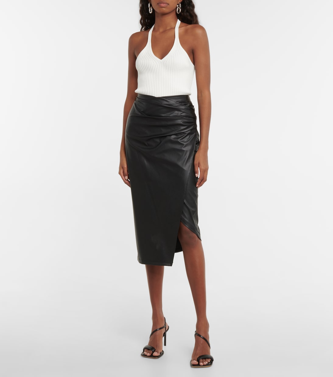 Top aus Rippstrick | Helmut Lang