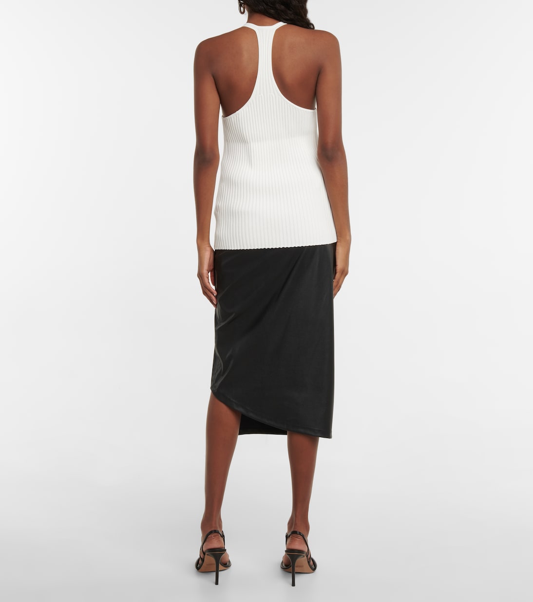 Top aus Rippstrick | Helmut Lang