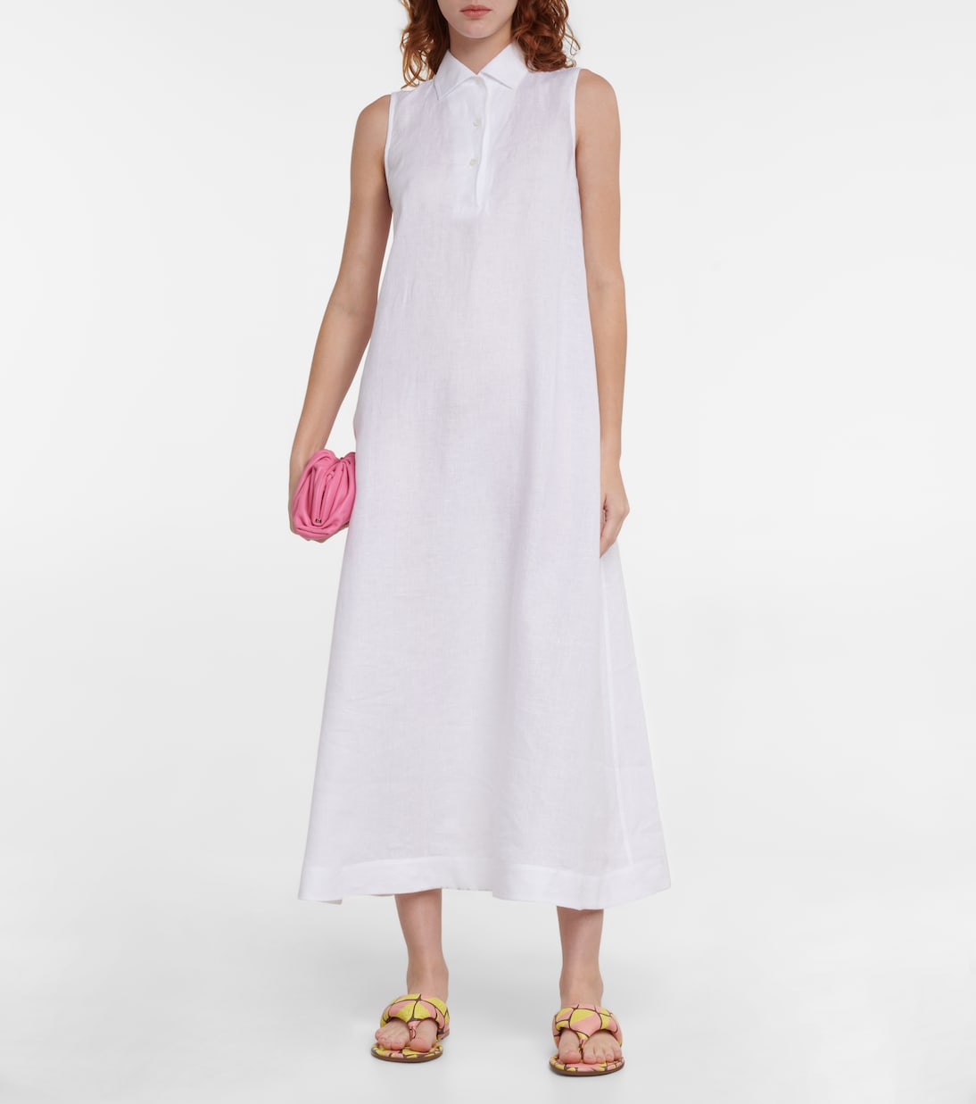 Sandali infradito in pelle con stampa | Pucci