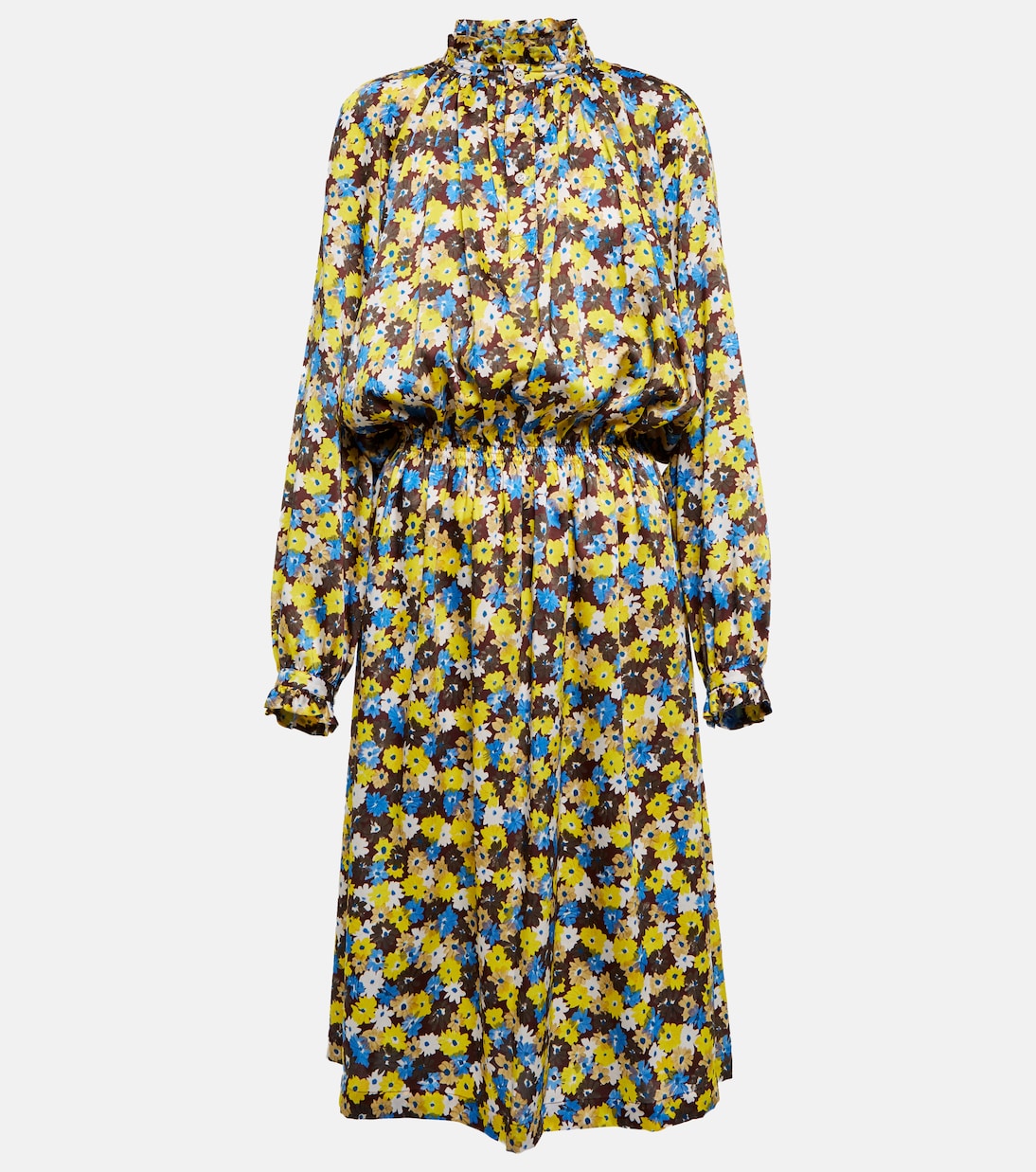 Long-sleeved floral dress | Plan C