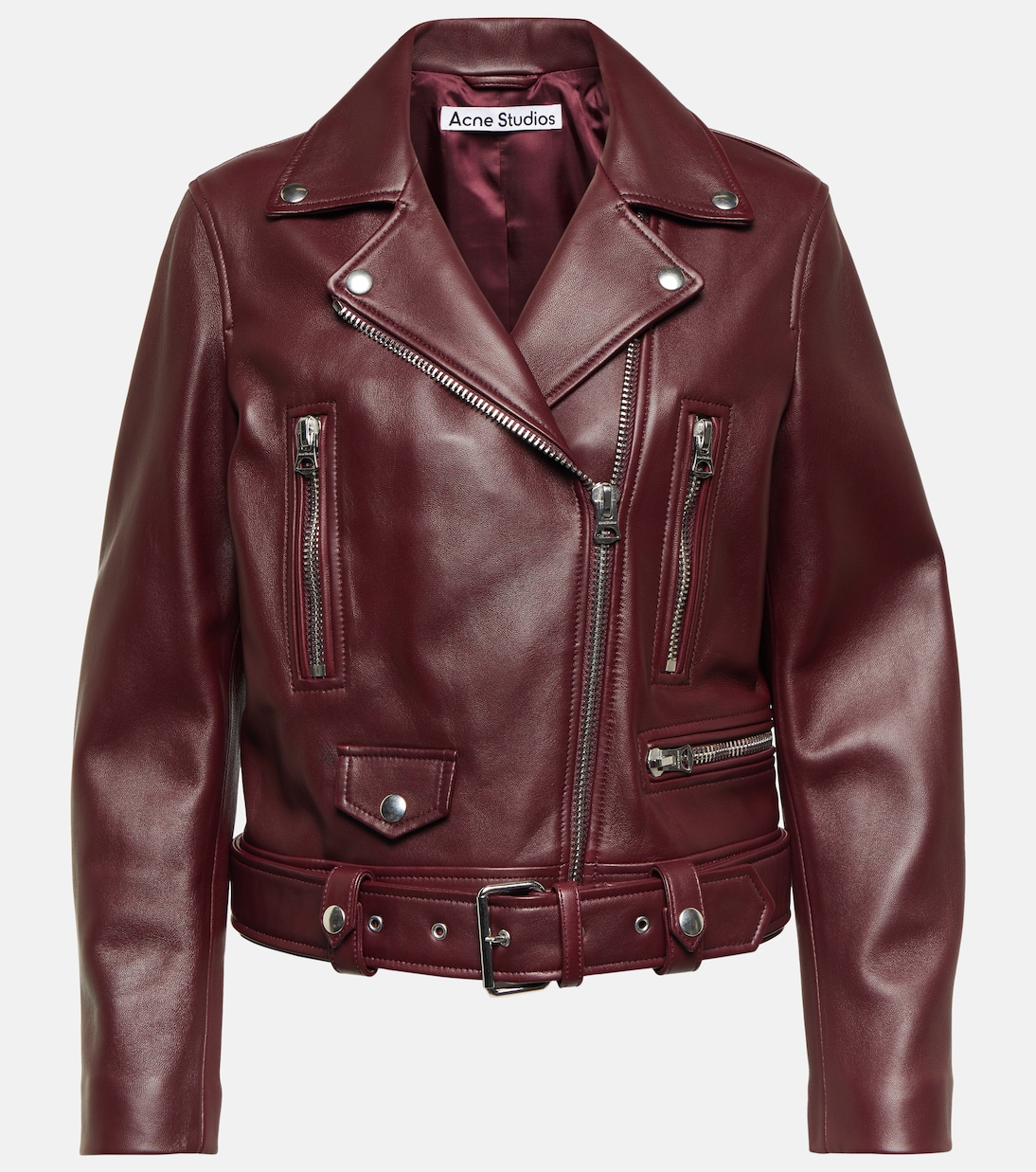 Leather biker jacket | Acne Studios
