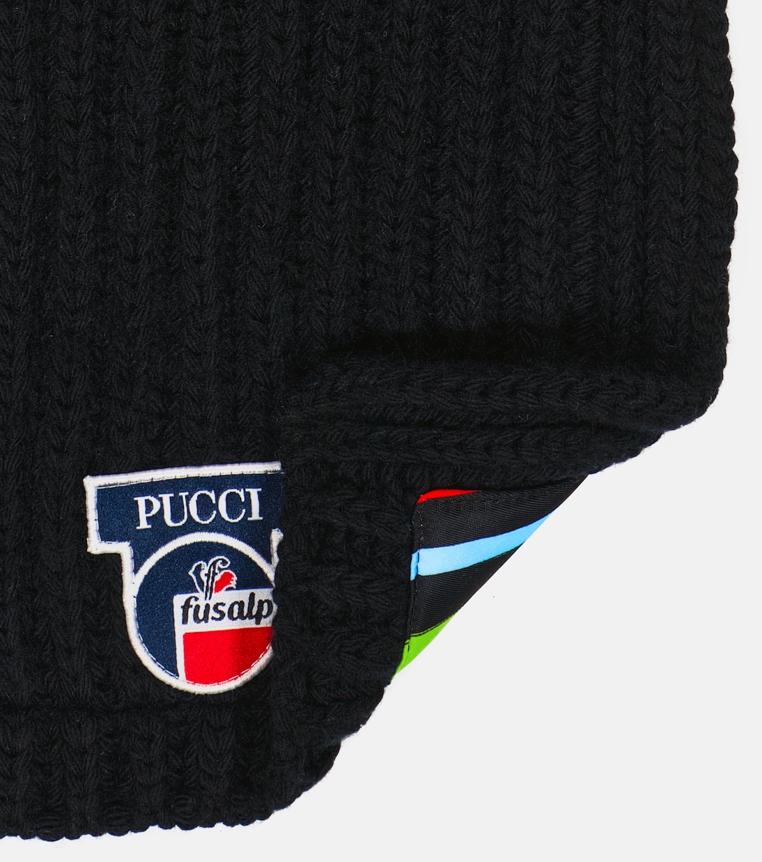 x Fulsap bufanda de lana acanalada | Pucci