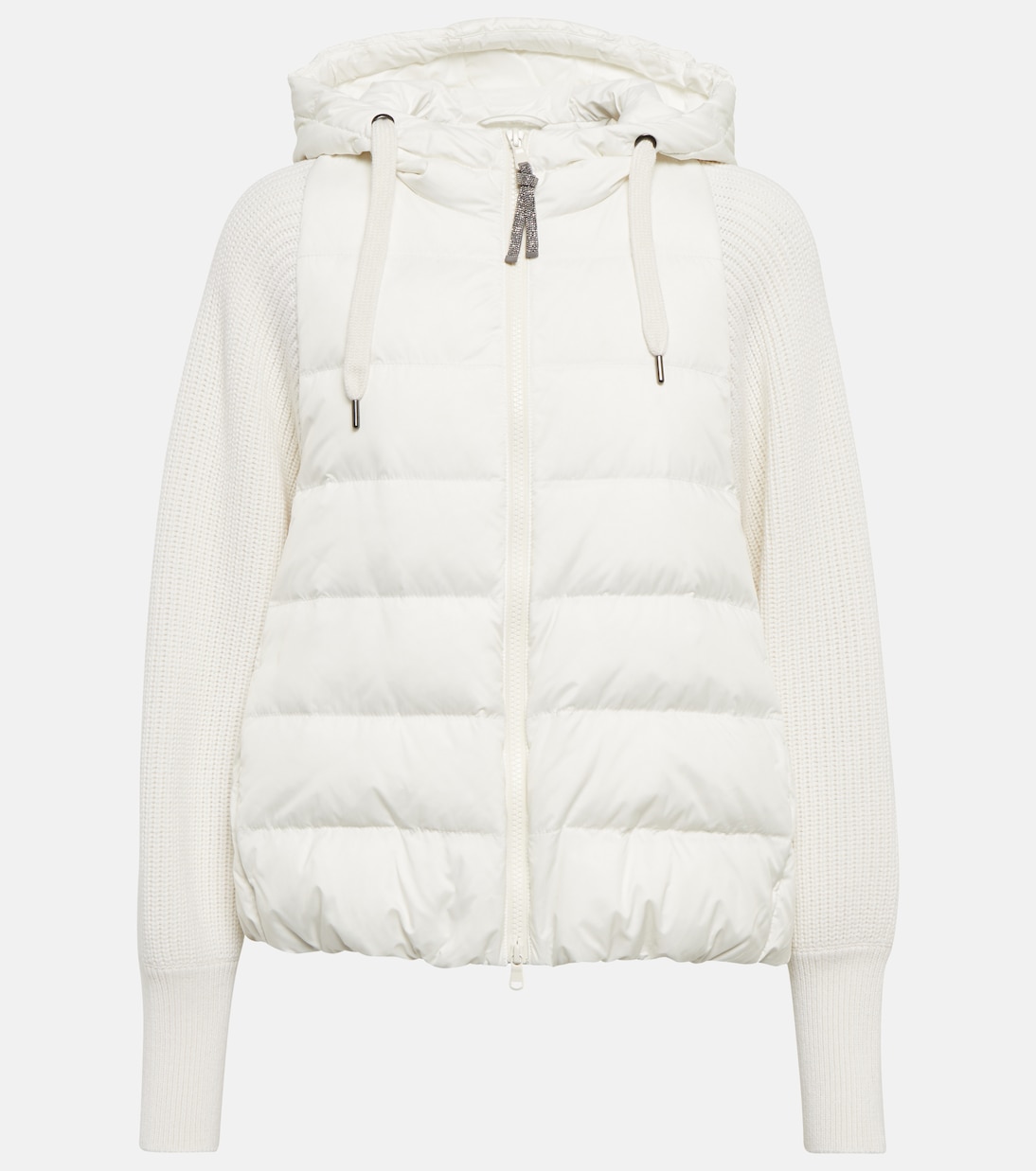 Chaqueta acolchada en mezcla de cachemir | Brunello Cucinelli
