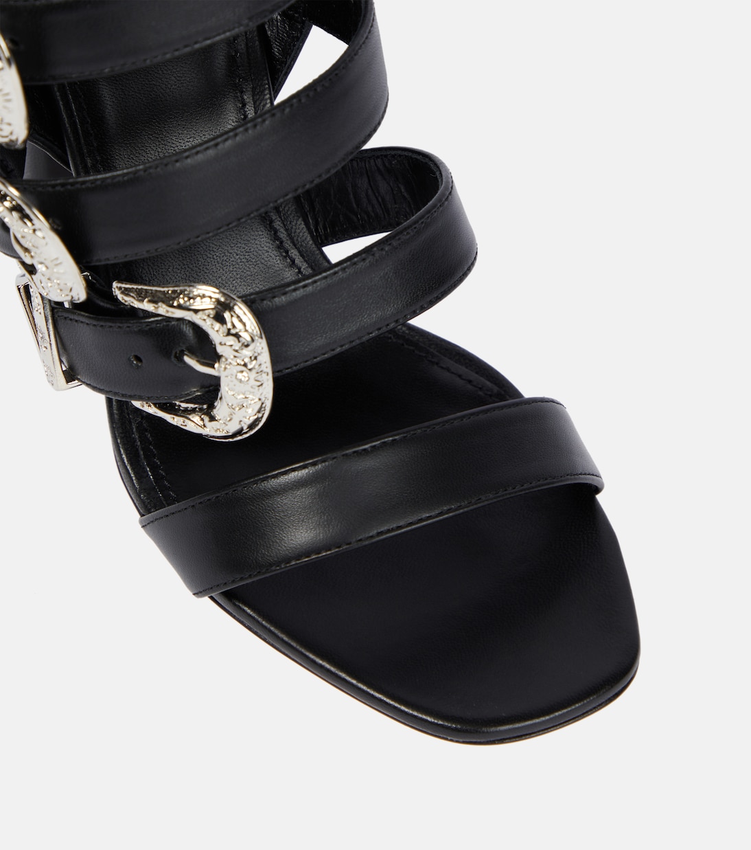 Tessa buckle leather sandals | Paris Texas