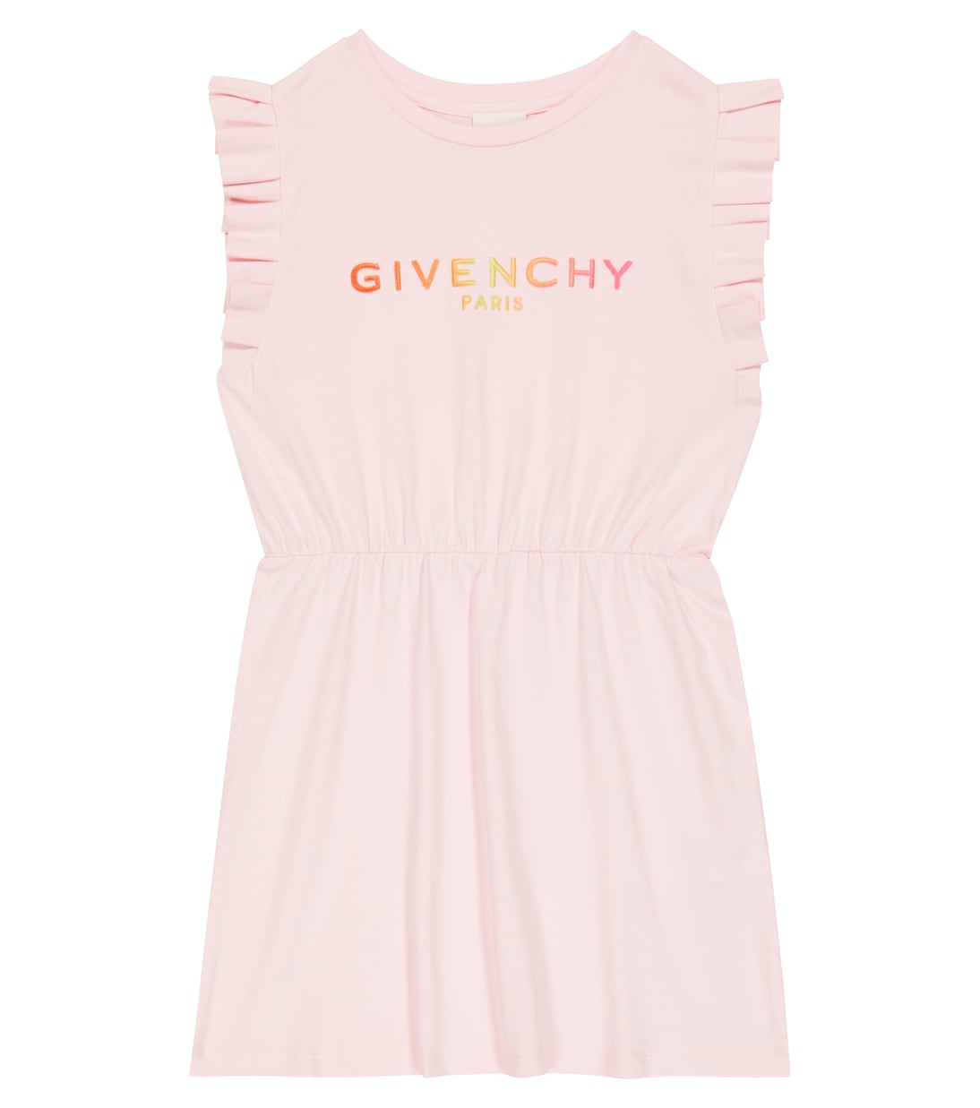 Abito in cotone con volant | Givenchy Kids