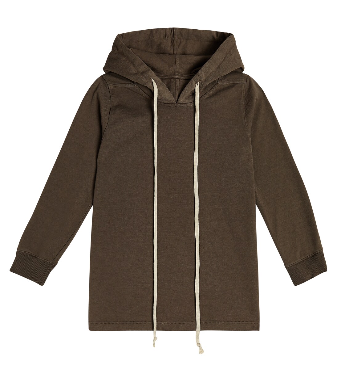 Felpa con cappuccio in jersey di cotone | Rick Owens Kids