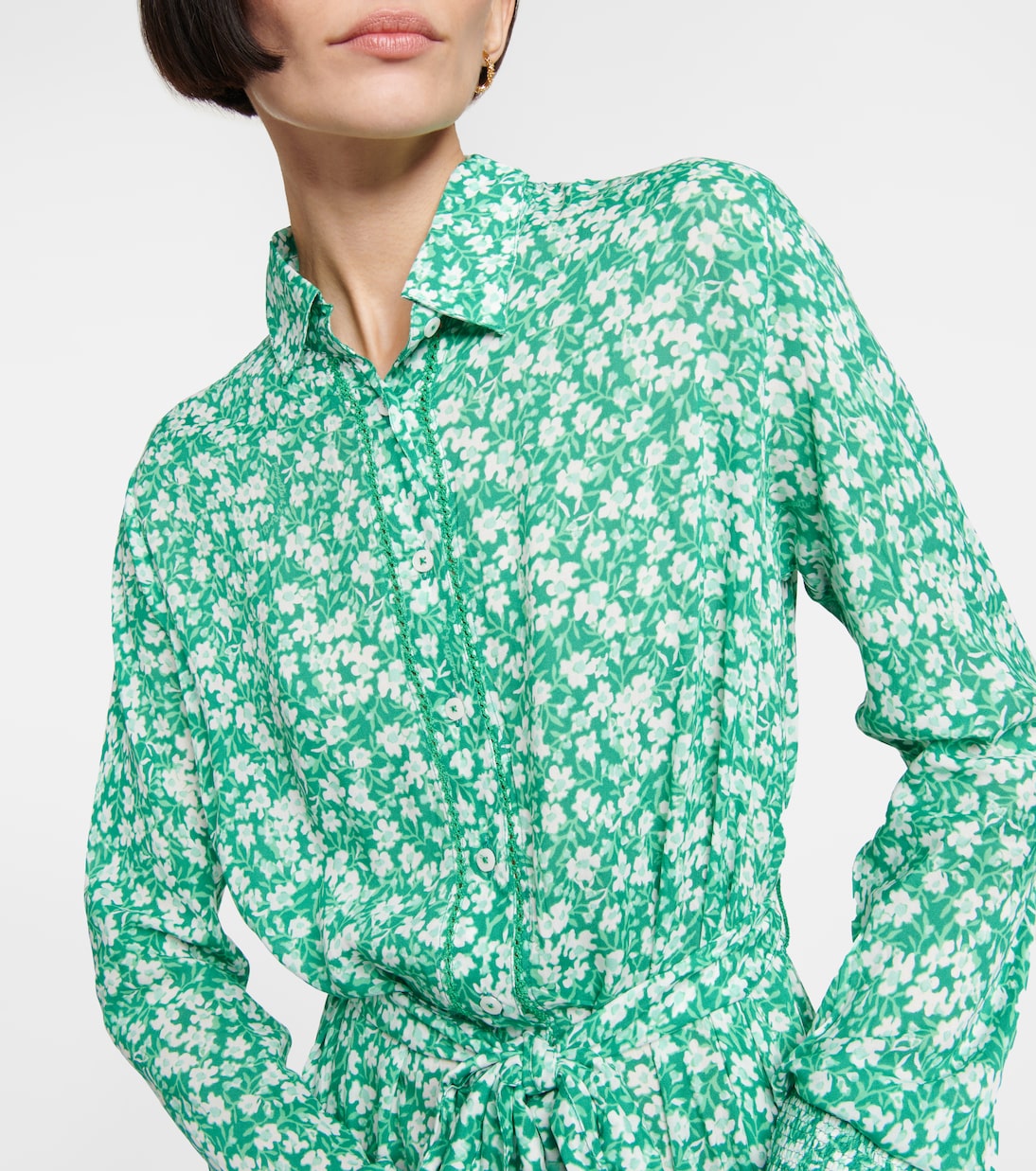 Kimi printed shirt dress | Poupette St Barth