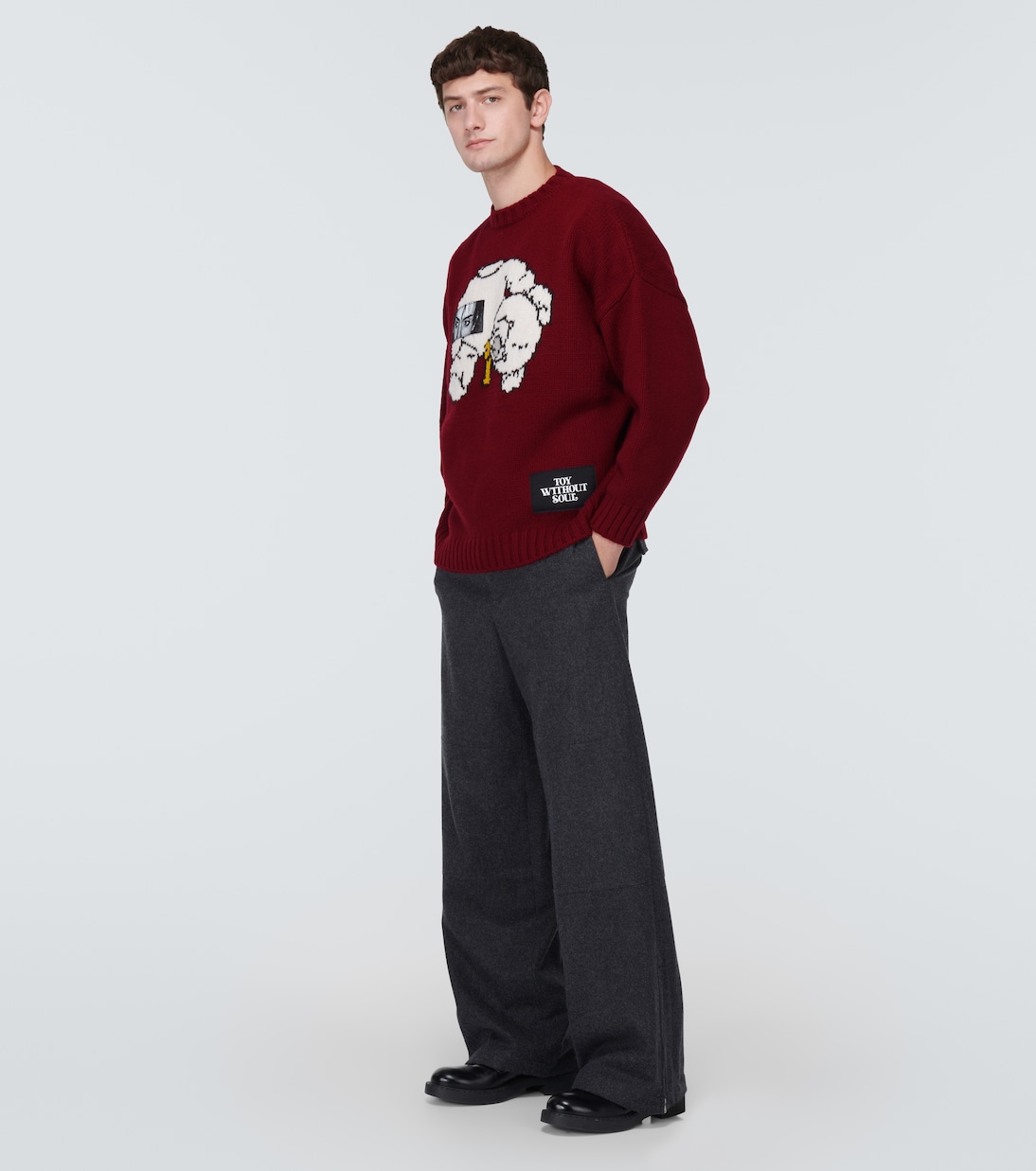 Intarsia wool sweater | Undercover