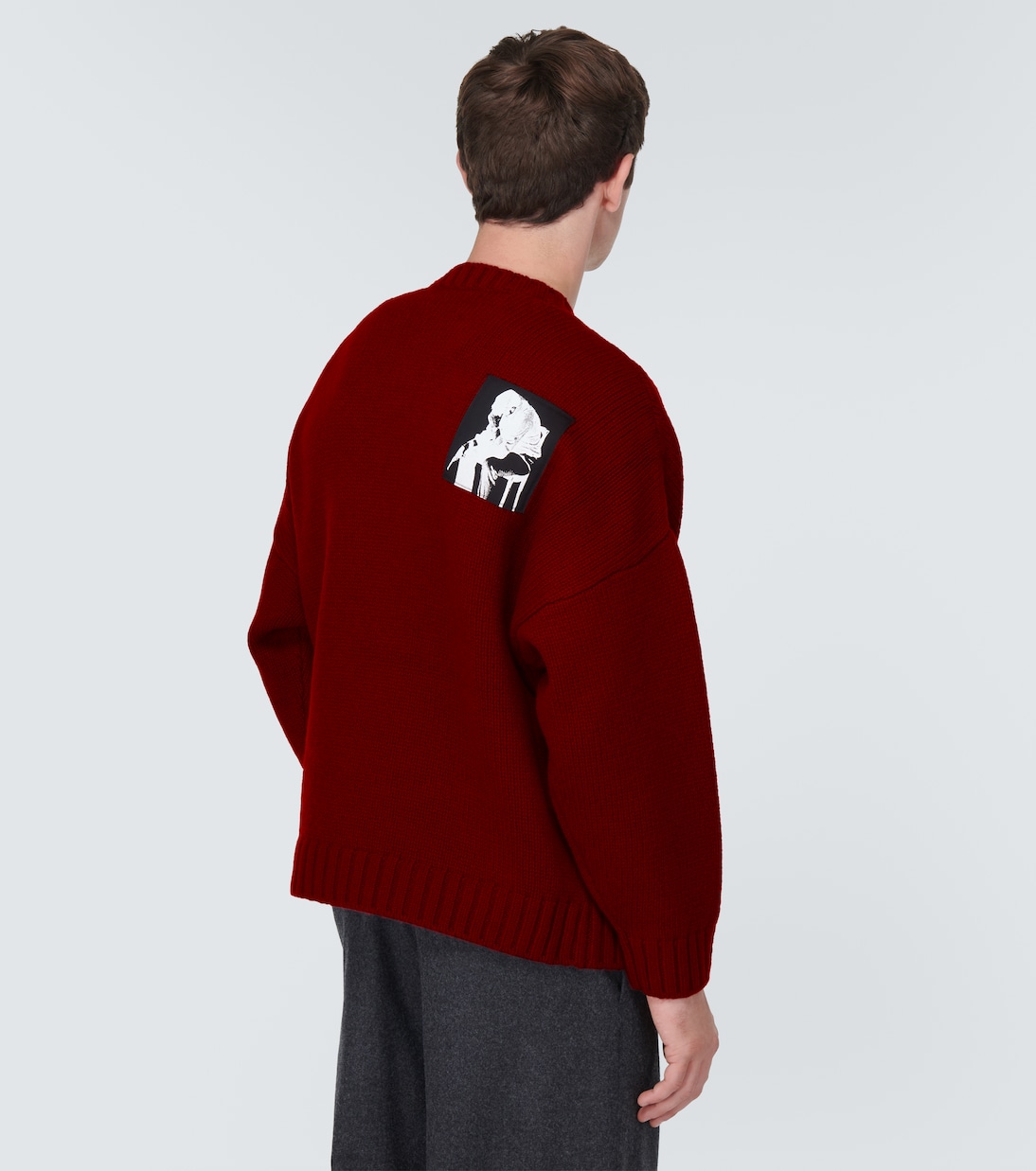 Intarsia wool sweater | Undercover