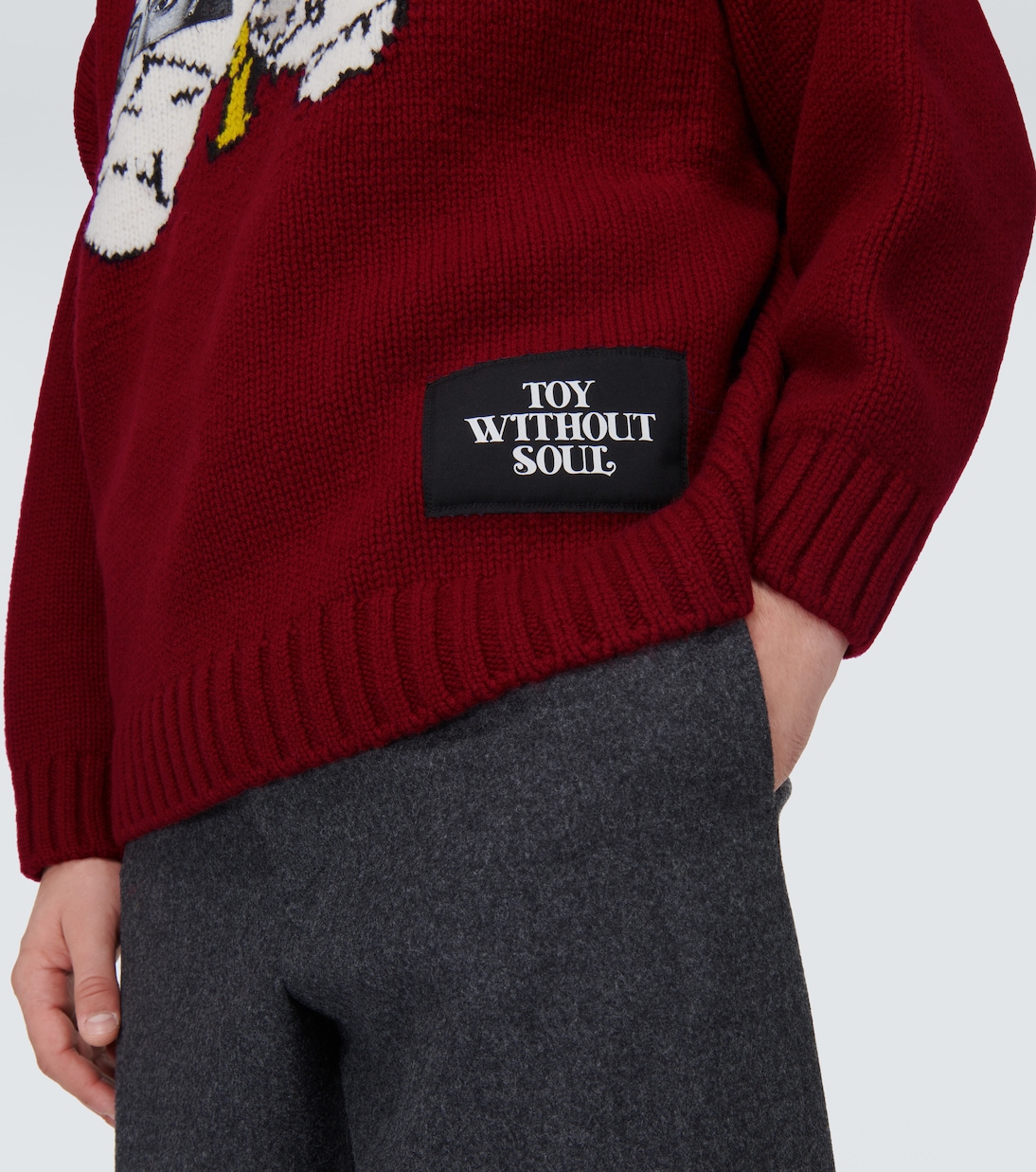 Intarsia wool sweater | Undercover