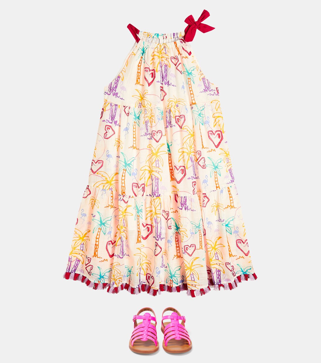 Abito Ginger in cotone con stampa | Zimmermann Kids