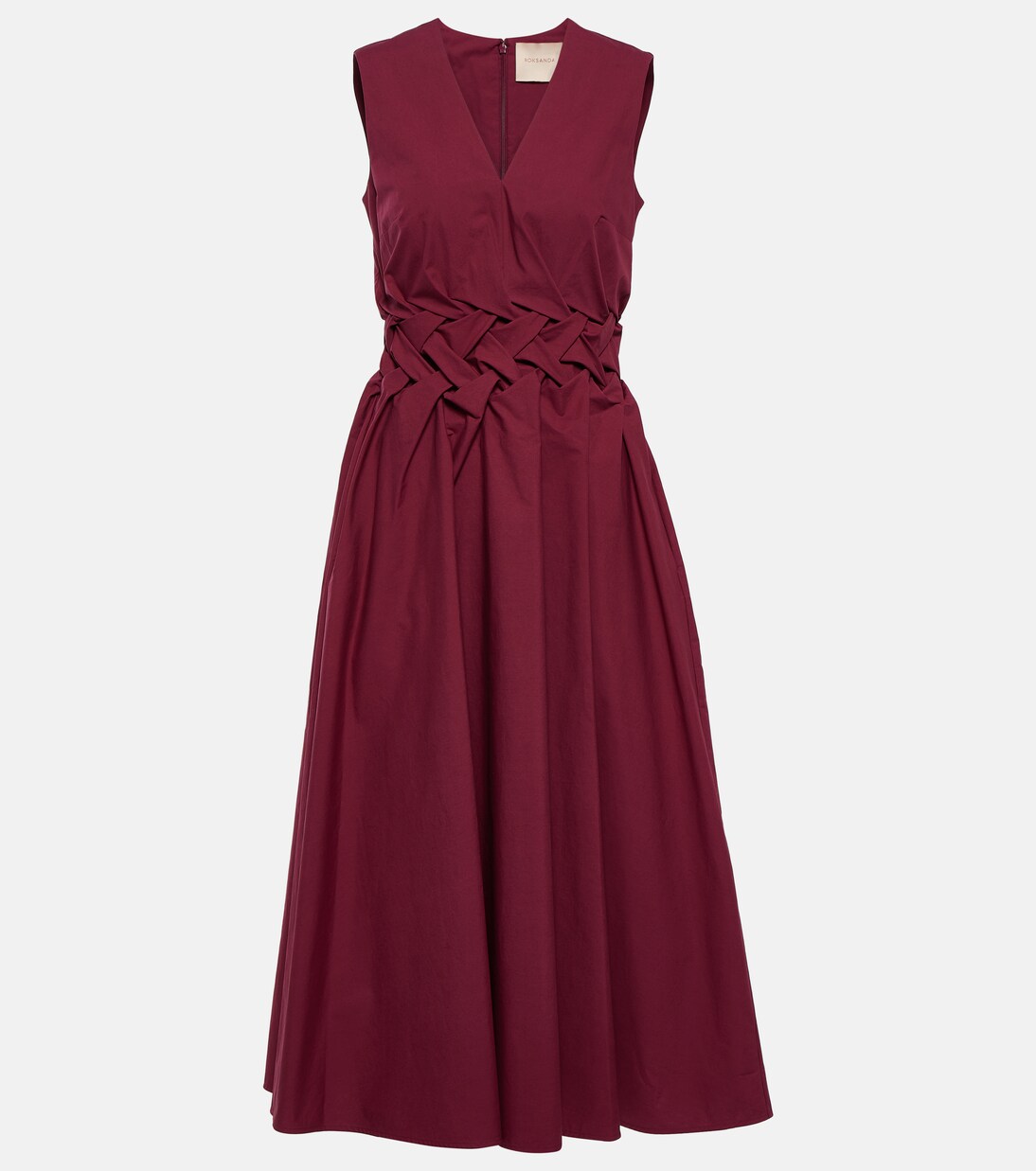 Eifal cotton poplin midi dress | Roksanda