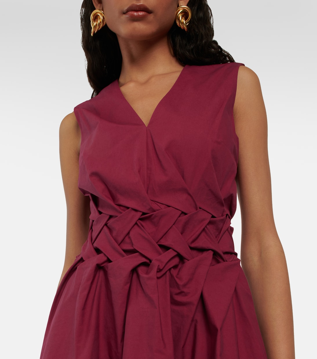 Eifal cotton poplin midi dress | Roksanda
