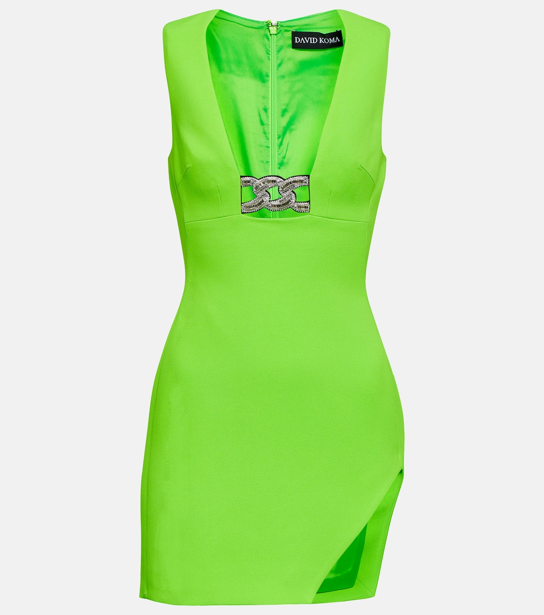 Embellished asymmetric minidress | David Koma