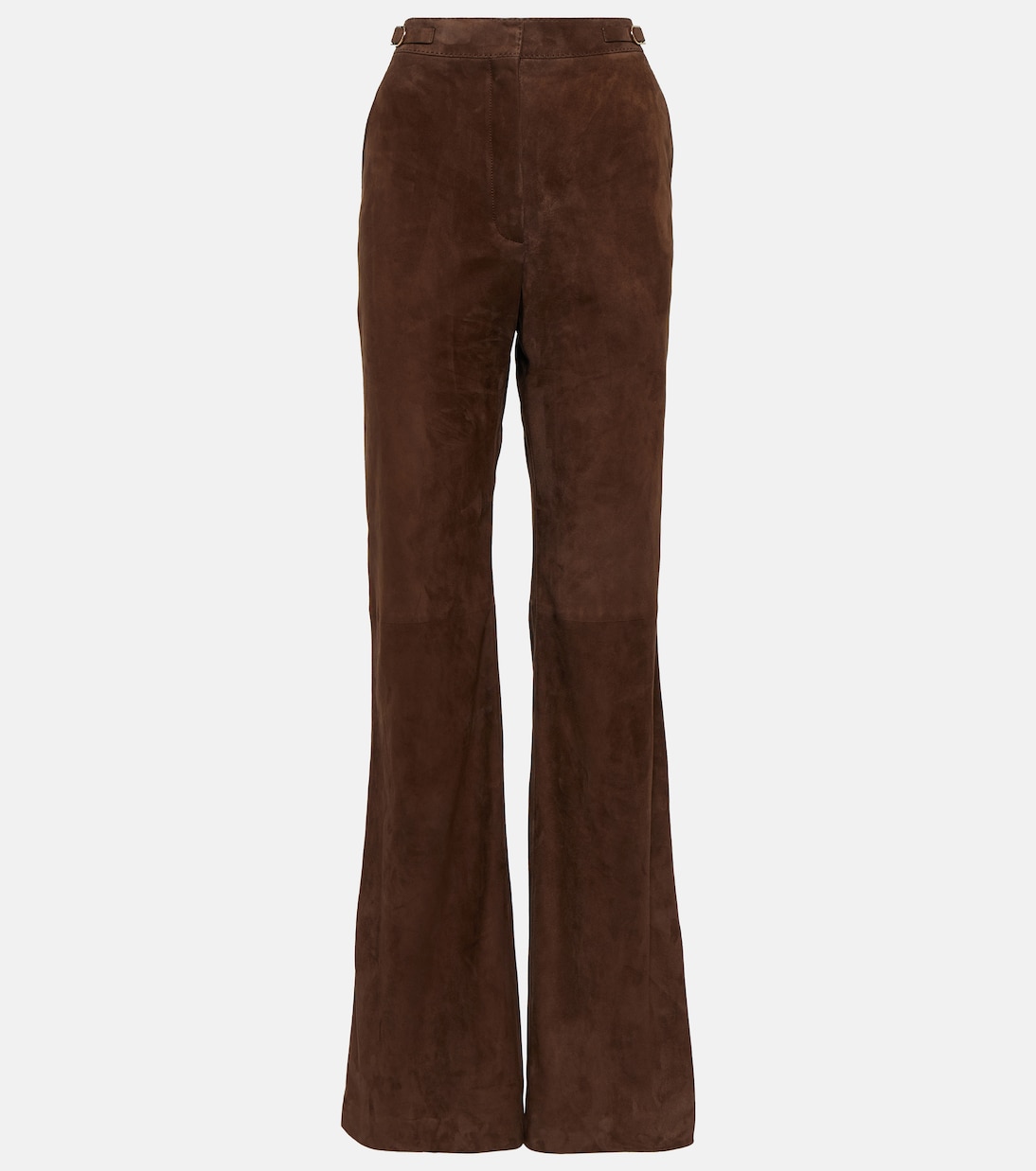 Pantalon évasé Vesta en daim | Gabriela Hearst