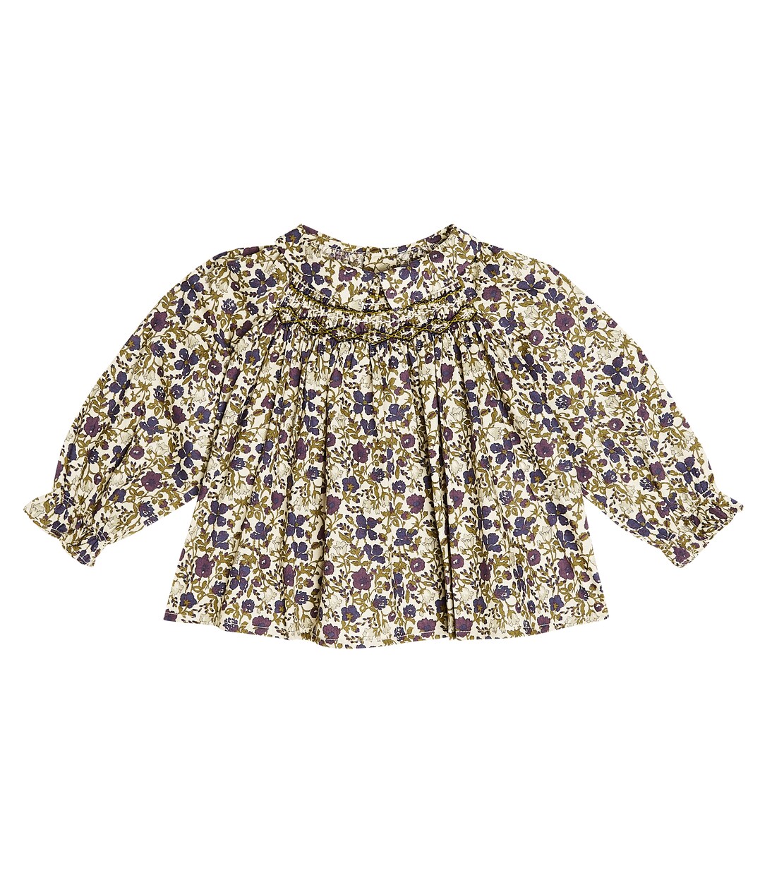 Baby - Blusa Pompon in cotone con stampa | Bonpoint