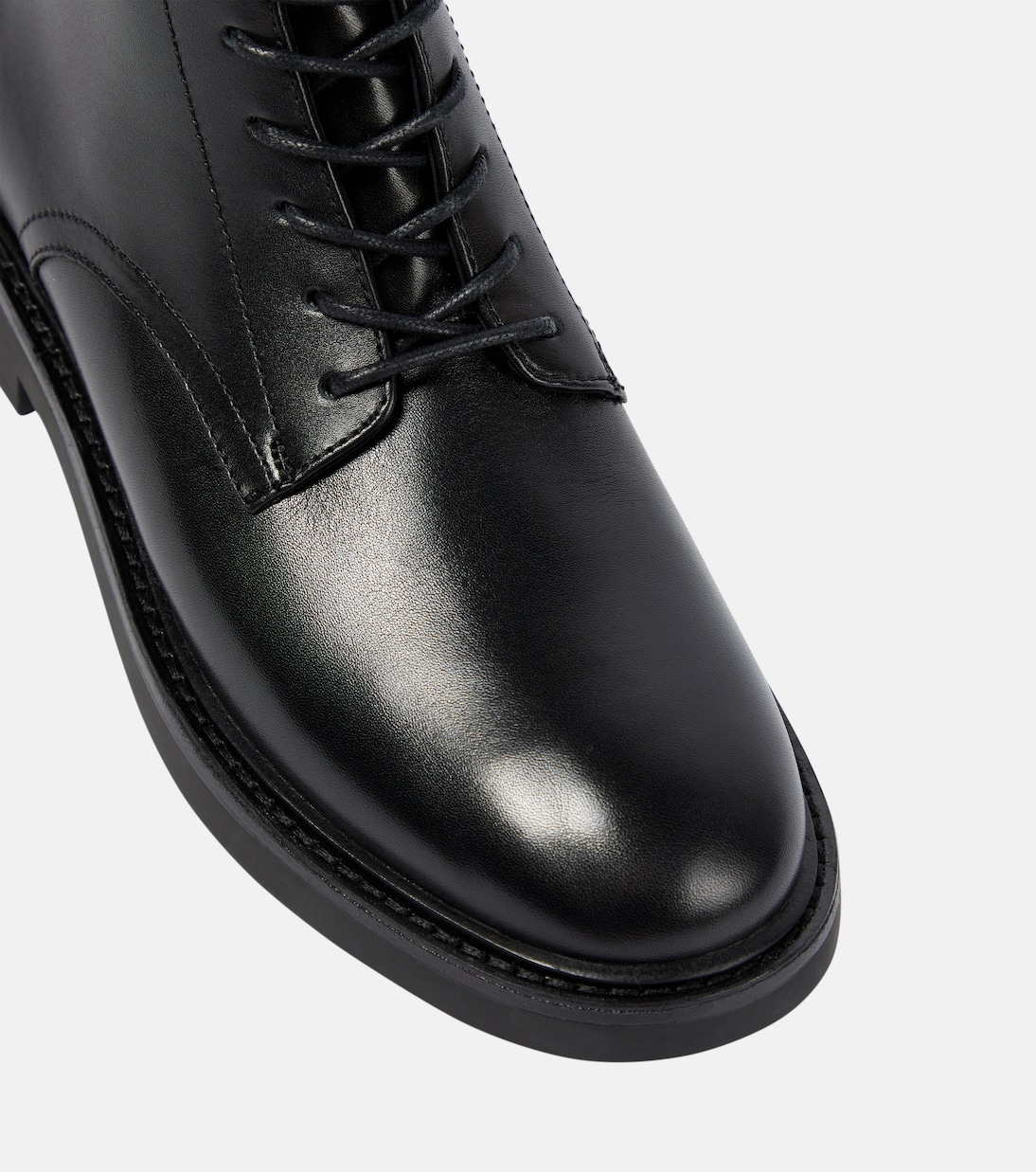 Leather combat boots | Tory Burch
