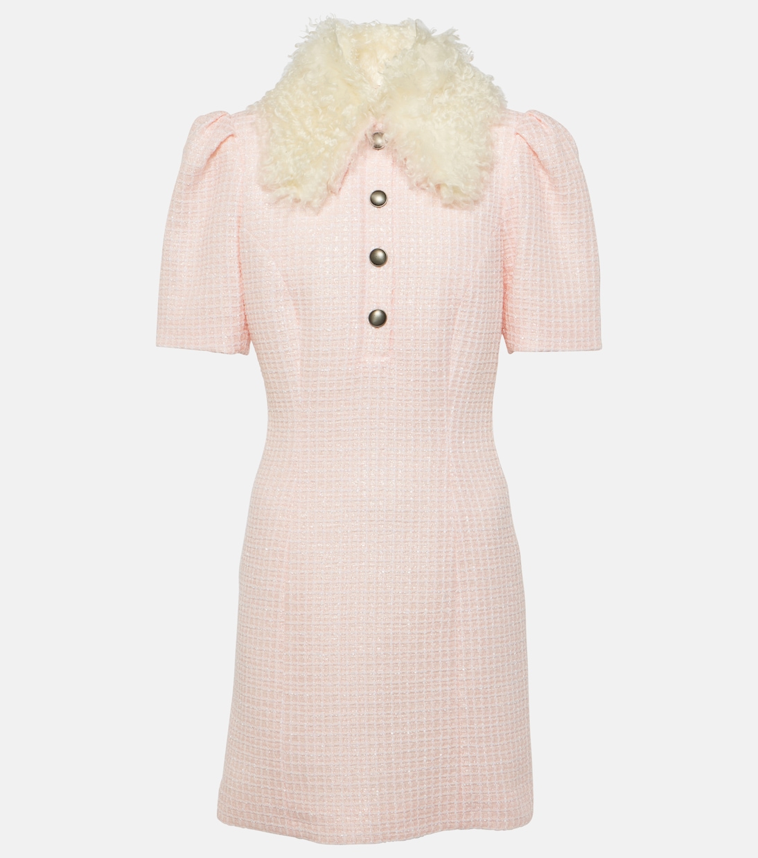Sequined collared tweed minidress | Alessandra Rich
