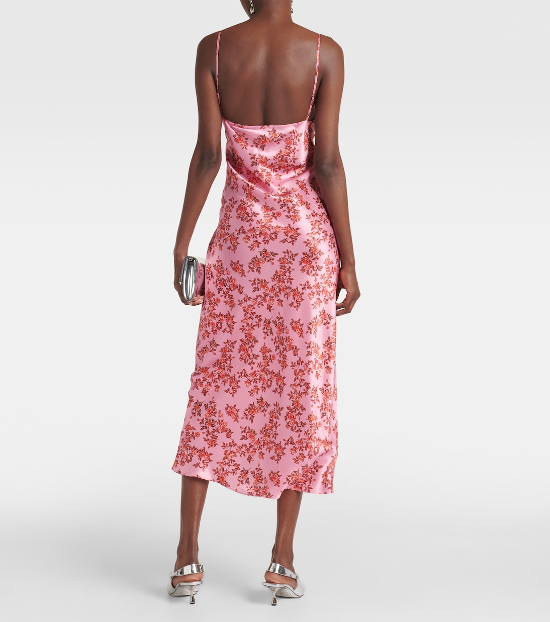 Trinny floral silk satin slip dress | Emilia Wickstead