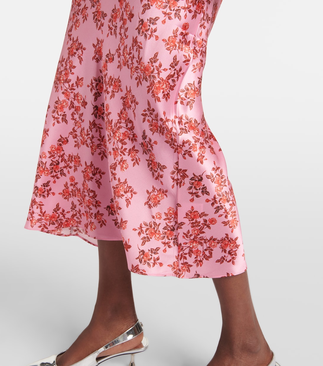 Trinny floral silk satin slip dress | Emilia Wickstead