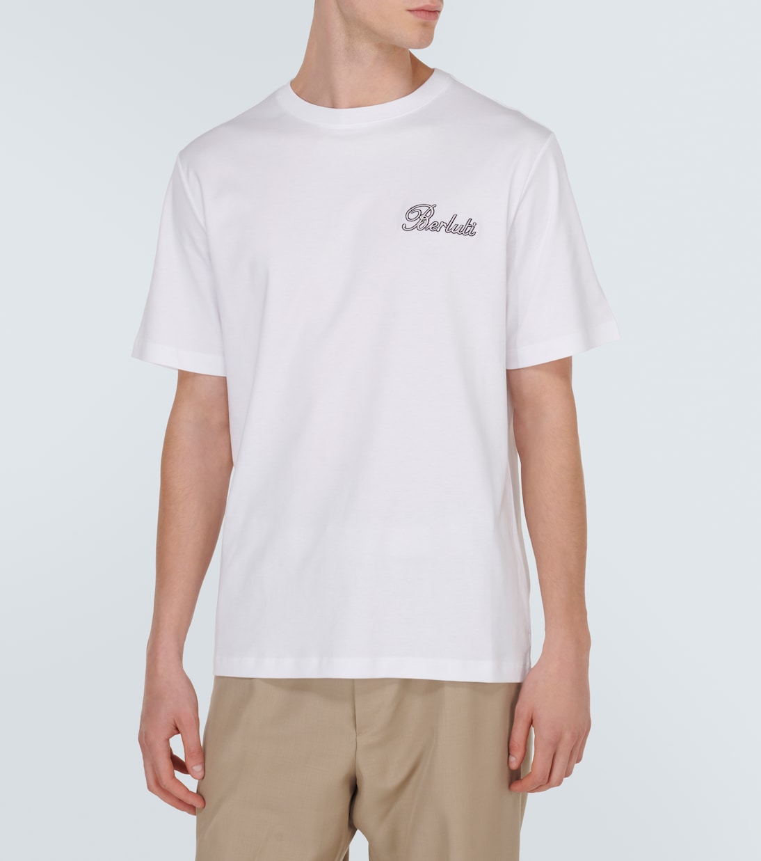 T-shirt Thabor brodé en coton | Berluti