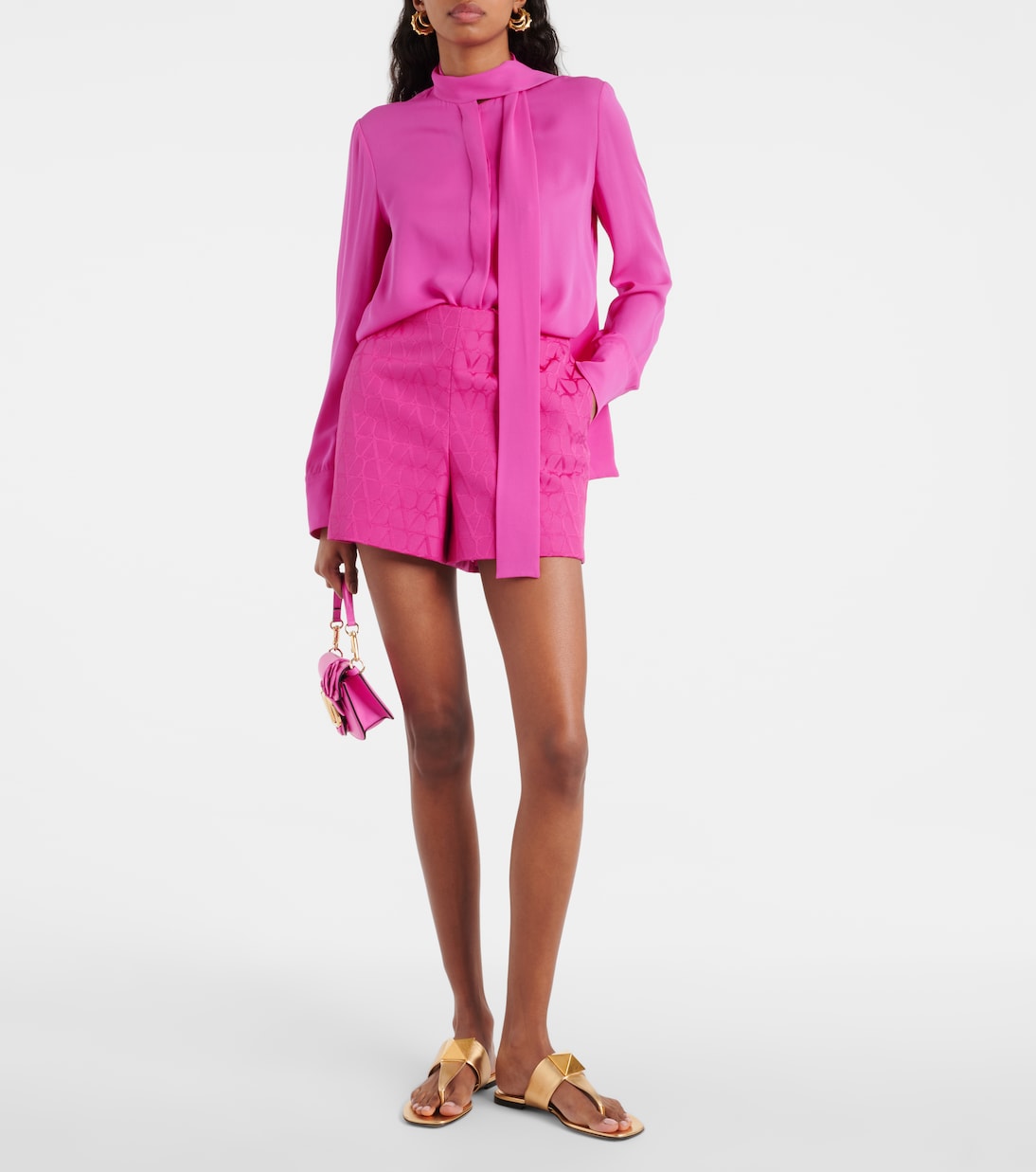 Shorts in misto cotone Toile Iconographe | Valentino