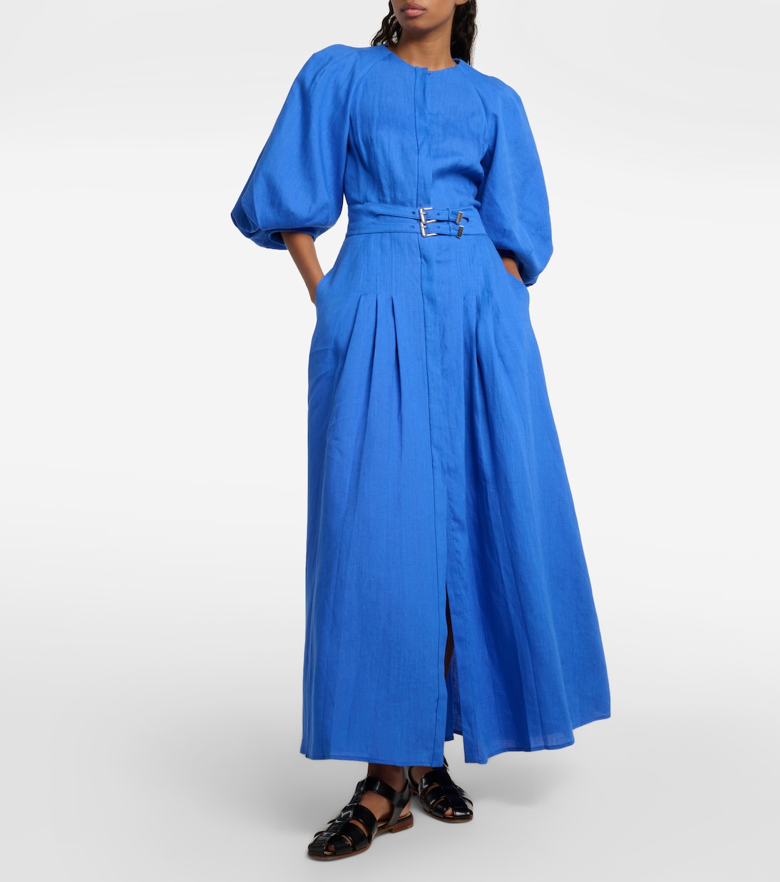 Vestido largo Elea de lino | Gabriela Hearst