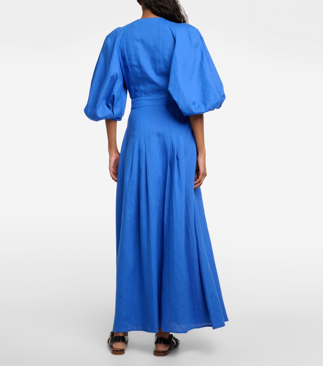 Vestido largo Elea de lino | Gabriela Hearst
