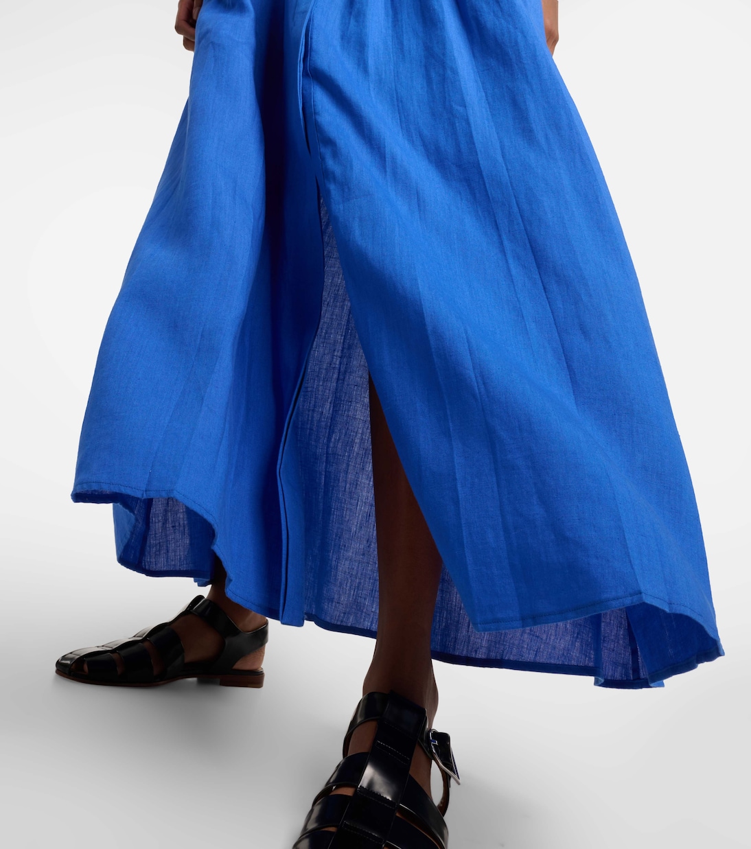 Vestido largo Elea de lino | Gabriela Hearst
